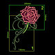 Designs for machine embroidery `Rose_3` bt040.The size of the hoop 260 x 160 mm, 180 x 130 mm, as well the large design is divided for the hoop 200 x 140 mm.
Formats: exp dst pes hus vip vp3 xxx jef