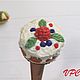 Dessert spoon decorated 'Cake', Spoons, Omsk,  Фото №1