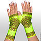 Mehendi yellow mitts, Mitts, Moscow,  Фото №1