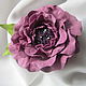 Brooch (hairpin) Royal purple. Brooches. Alla Flowers. Online shopping on My Livemaster.  Фото №2