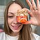 Банка мандаринового варенья из мыла ручной работы. Арома сувениры. «Helga Soap» мыло ручной работы. Интернет-магазин Ярмарка Мастеров.  Фото №2