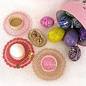 Сувениры и подарки handmade. Livemaster - original item EASTER. Knitting. Poached eggs! (set - 3 pcs.). Handmade.