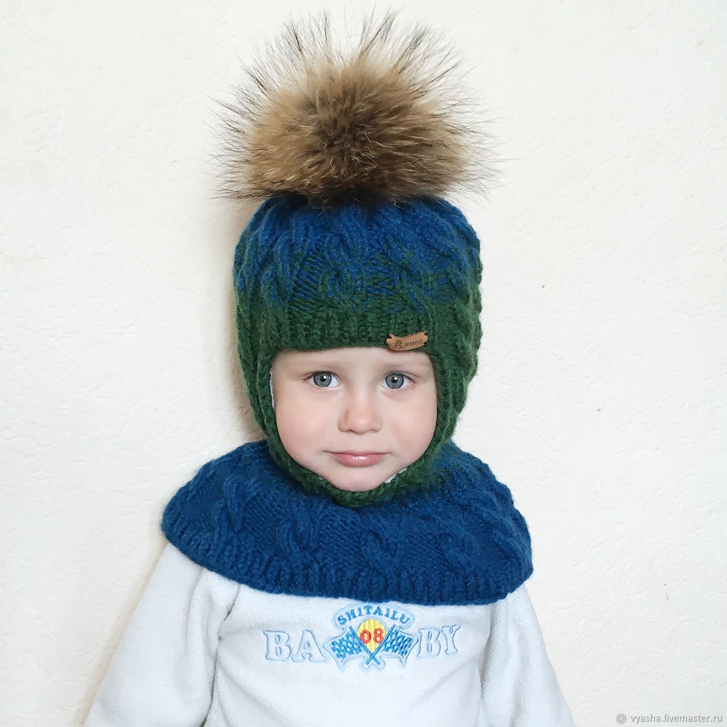 Вязаная шапочка-шлем для ребенка | yesband.ru
