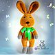 Toy Bunny knitted plush toy Hare soft toy rabbit. Stuffed Toys. vyazunchiki-lz (vyazunchiki-lz). My Livemaster. Фото №4