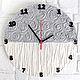 Wall Clock Magic Silver Clock with Texture, Watch, Akhtyrsky,  Фото №1