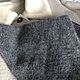 Order Knitted scarf Graphite, mink down, bactus, neckerchief, shawl. SIBERIA COOL (knitting & painting) (Siberia-Cool). Livemaster. . Kerchiefs Фото №3