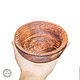 Текстурированная чаша-блюдо деревянное из сосны 13,5 см. T14. Тарелки. ART OF SIBERIA. Ярмарка Мастеров.  Фото №5
