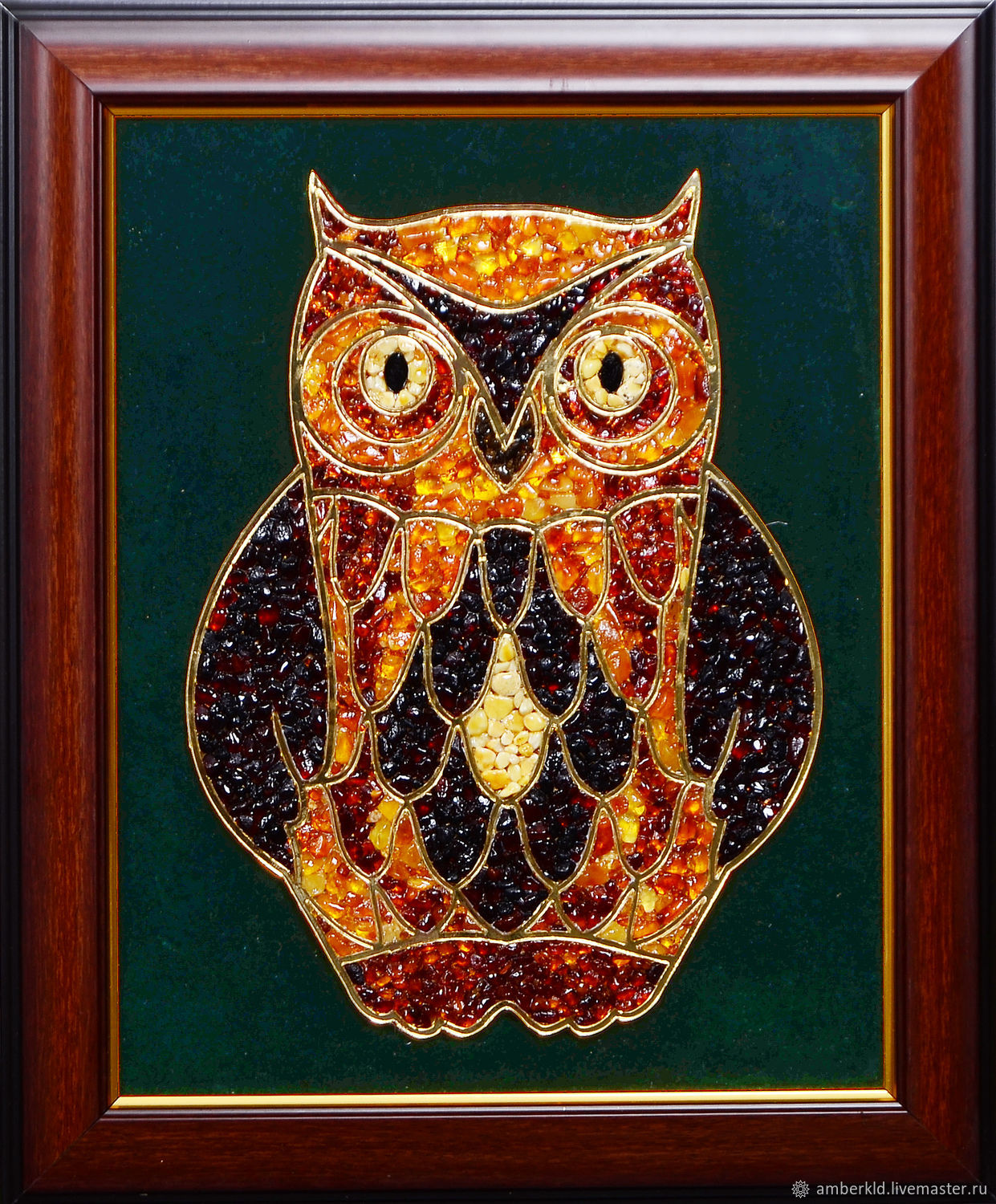 The amber Owl. Handmade. Gift student, gift for student, gift for teacher's day. A symbol of wisdom. Teacher's Day.
