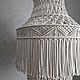 Макраме абажур 60 см из полиэфира. Абажуры и плафоны. katerina_macrame. Интернет-магазин Ярмарка Мастеров.  Фото №2