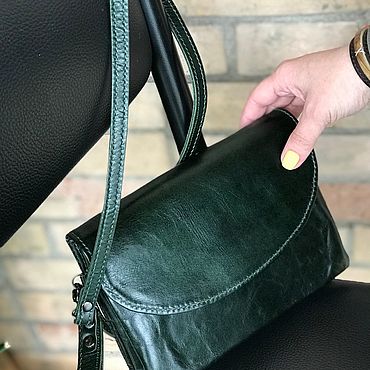 Сумки ручной работы. Ярмарка Мастеров - ручная работа Сумочка «МАЛАХИТ». Handmade.