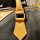 Заказать Винтаж: Сумка-мини Boston YSL из черного ПВХ и коричневой кожи. Chic bags. Ярмарка Мастеров. . Сумки винтажные Фото №3