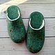  Felted slippers ' Cloudberry'. Slippers. Obuffca. Интернет-магазин Ярмарка Мастеров.  Фото №2