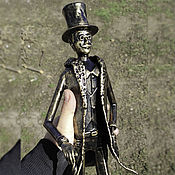 Подарки к праздникам handmade. Livemaster - original item A metal statuette of a Gentleman. Handmade.