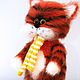 Ginger Cat Crocheted toy. Interior doll. The most beautiful toys. My Livemaster. Фото №4