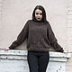Knitted sweater 'Cloud' sable. Sweaters. KESLOVE. Online shopping on My Livemaster.  Фото №2