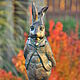 March Rabbit Concrete Figurine Provence Decor. Figurines. Decor concrete Azov Garden. My Livemaster. Фото №4