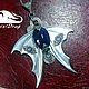 Кулоны: Кулон "Махаон" аметист крылья серебро. Кулон. Steampunk & Gothic Jewelry FDrag (FenixDrag). Ярмарка Мастеров.  Фото №4