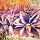 Oil painting on canvas 'Blue clematis', Pictures, Penza,  Фото №1