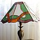 Stained Glass Lamp Spring Waltz. Table lamps. Glass Flowers. My Livemaster. Фото №4