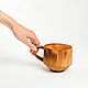 Wooden large cedar mug for drinks 400 ml. C73. Water Glasses. ART OF SIBERIA. My Livemaster. Фото №4
