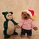 Заказать Мишка тедди в джинсовом костюме. 20 см. Teddy da Nonna (Ирина Пономаренко). Ярмарка Мастеров. . Мишки Тедди Фото №3