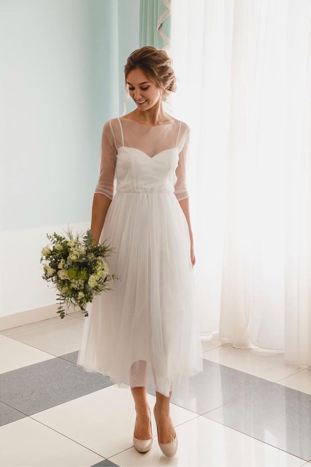 Цветные свадебные платья | Скидки до 70% на не белое свадебное платье в салоне Валенсия (Москва)