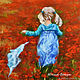 Oil painting poppies ' behind the bouquet'. Pictures. yuliabogun. Online shopping on My Livemaster.  Фото №2