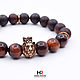 Bracelet made of natural stones 'Lion», Bead bracelet, Moscow,  Фото №1