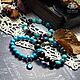 Set of three bracelets 'Date with Tiffany'. Bead bracelet. Handiwork decorations. Online shopping on My Livemaster.  Фото №2