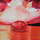 Oil Painting Red Garnet. Pictures. Painting by Margarita Drevs. My Livemaster. Фото №5