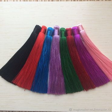 Мастер-класс: шёлковые кисти для бижутерии | Tassel necklace, Jewelry, Necklace