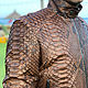 Brown Python skin jacket. Mens outerwear. exotiqpython. My Livemaster. Фото №4