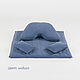 Color: Meditation pillow (set) 'New shape'. Yoga Products. masterskaya-zlataslava. Online shopping on My Livemaster.  Фото №2