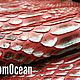 Заказать Кожа питона лиловая с эффектом 3Д. Nata_l_y (lovefromocean). Ярмарка Мастеров. . Кожа Фото №3