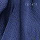  женский джемпер синий. Кофты. Ната Онипченко      CUTE-KNIT. Ярмарка Мастеров.  Фото №5
