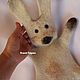 Felted toy doll glove 'of bibabo' Bunny. Felted Toy. KravetsTatyana. Online shopping on My Livemaster.  Фото №2