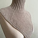 Манишка кашемировая "Теплый песок", 100% кашемир. Манишки. FAVORITE KNITWEAR (Наталья). Интернет-магазин Ярмарка Мастеров.  Фото №2