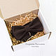 Brown solid tie. Ties. VasilinaBowtie. Online shopping on My Livemaster.  Фото №2