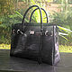 Bag crocodile. Classic Bag. Exotic Workshop Python Fashion. Online shopping on My Livemaster.  Фото №2