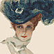 Схема вышивки "Девушка в шляпке", Схемы для вышивки, Ижевск,  Фото №1