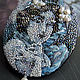  "La Mosaïque". Брошь-булавка. EmbroideryART (vasilevamaria). Ярмарка Мастеров.  Фото №5
