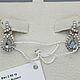 Silver earrings with natural topaz 6h4 mm. Stud earrings. yakitoriya. Online shopping on My Livemaster.  Фото №2