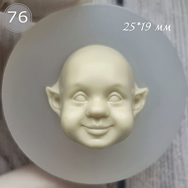 Материалы для творчества ручной работы. Ярмарка Мастеров - ручная работа Молд лица №76. Handmade.