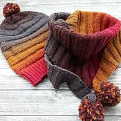 Аксессуары handmade. Livemaster - original item Hat scarf-Bacchus. Handmade.