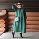 Linen dress ' fir branch'. Dresses. Olga Lado. Online shopping on My Livemaster.  Фото №2