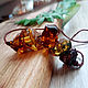 Amber. Necklace 'Wild but cute' amber, Necklace, Moscow,  Фото №1