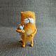 Ginger cat with a mouse, Stuffed Toys, Ufa,  Фото №1