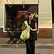 Сумка шоппер Лёнэ в цвете Лайм. Сумка-шоппер. Лёнэ. Ярмарка Мастеров.  Фото №5