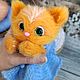 Игрушка кошка, котик, рыжий котенок. Амигуруми куклы и игрушки. Игрушки  от Натальи  Малыши для души. Ярмарка Мастеров.  Фото №5
