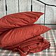 Двухспальный комплект постельного белья из вареного  хлопка. Комплекты постельного белья. Обнимаша. Ярмарка Мастеров.  Фото №5